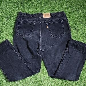 Levi's Men's Charcoal Jeans Orange Tab Vintage Made In Canada